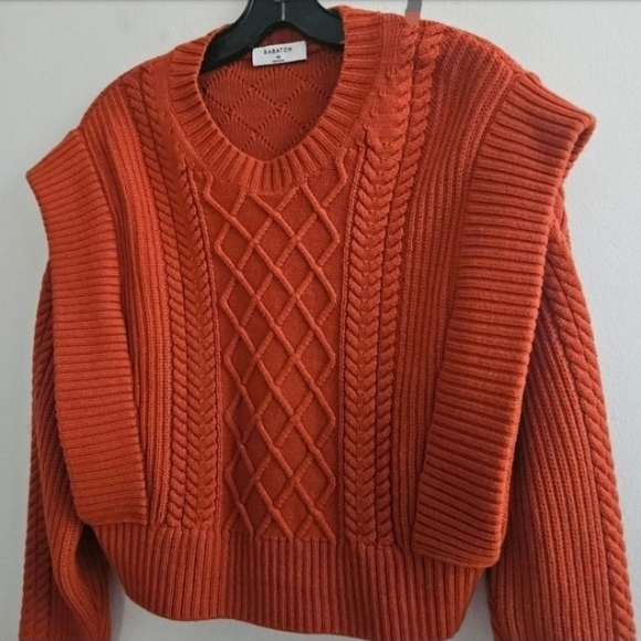 ARITZIA BABATON SEEK CABLE KNIT SWEATER WOMEN'S SIZE XS - Picture 5 of 11